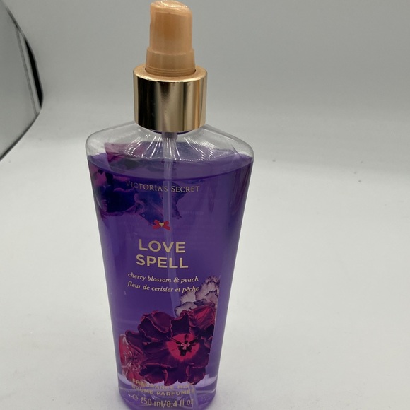 Victoria's Secret Love Spell Body Mist - Purple and Gold - Picture 1 of 3